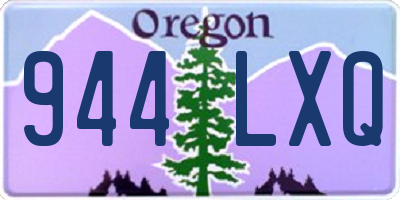 OR license plate 944LXQ