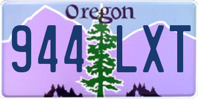 OR license plate 944LXT
