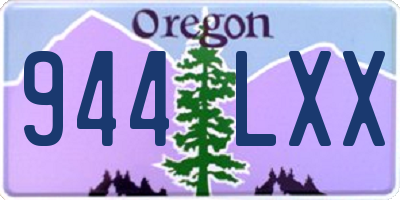 OR license plate 944LXX
