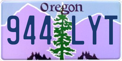 OR license plate 944LYT