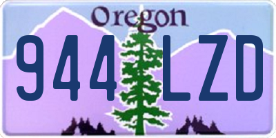 OR license plate 944LZD