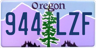 OR license plate 944LZF