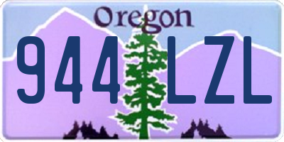 OR license plate 944LZL