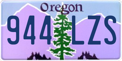 OR license plate 944LZS