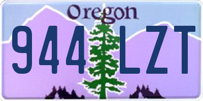 OR license plate 944LZT