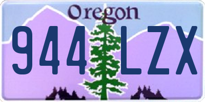 OR license plate 944LZX