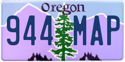 OR license plate 944MAP