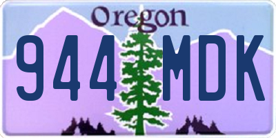 OR license plate 944MDK