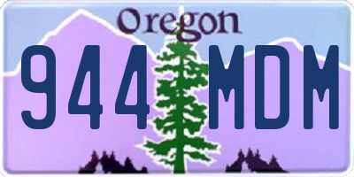 OR license plate 944MDM
