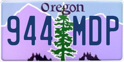 OR license plate 944MDP