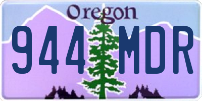 OR license plate 944MDR
