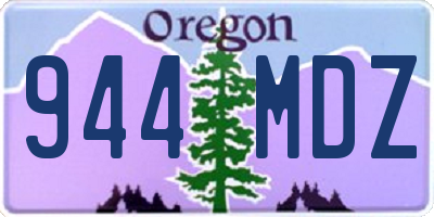 OR license plate 944MDZ