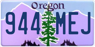 OR license plate 944MEJ