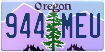 OR license plate 944MEU