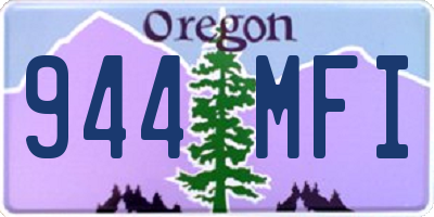 OR license plate 944MFI