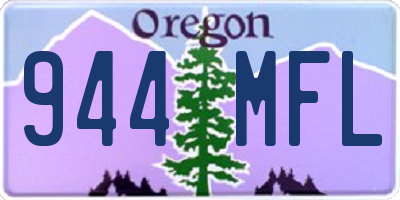 OR license plate 944MFL