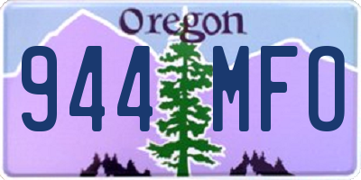 OR license plate 944MFO