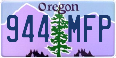 OR license plate 944MFP