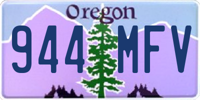 OR license plate 944MFV