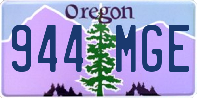 OR license plate 944MGE
