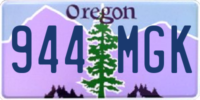 OR license plate 944MGK