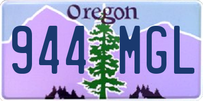 OR license plate 944MGL