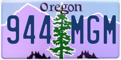 OR license plate 944MGM