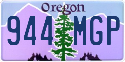 OR license plate 944MGP