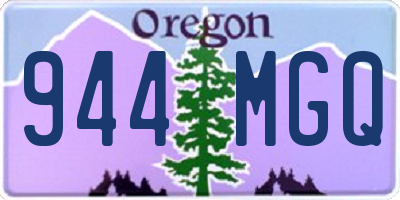 OR license plate 944MGQ