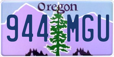 OR license plate 944MGU