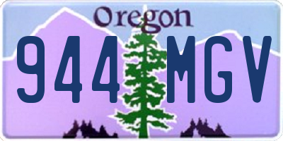 OR license plate 944MGV