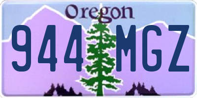 OR license plate 944MGZ