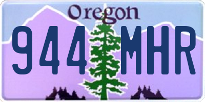 OR license plate 944MHR