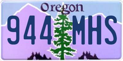 OR license plate 944MHS