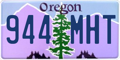 OR license plate 944MHT