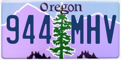 OR license plate 944MHV