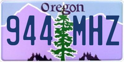 OR license plate 944MHZ