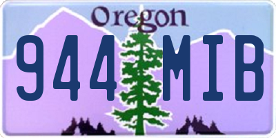 OR license plate 944MIB