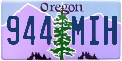 OR license plate 944MIH