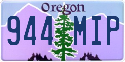 OR license plate 944MIP