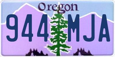 OR license plate 944MJA