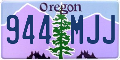 OR license plate 944MJJ