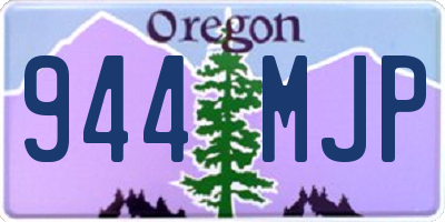 OR license plate 944MJP