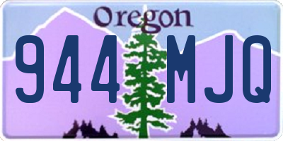 OR license plate 944MJQ