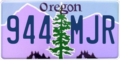OR license plate 944MJR