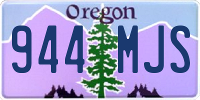 OR license plate 944MJS