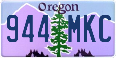 OR license plate 944MKC