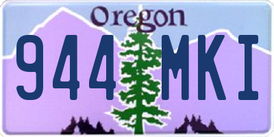 OR license plate 944MKI