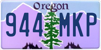 OR license plate 944MKP