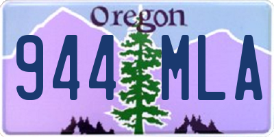 OR license plate 944MLA